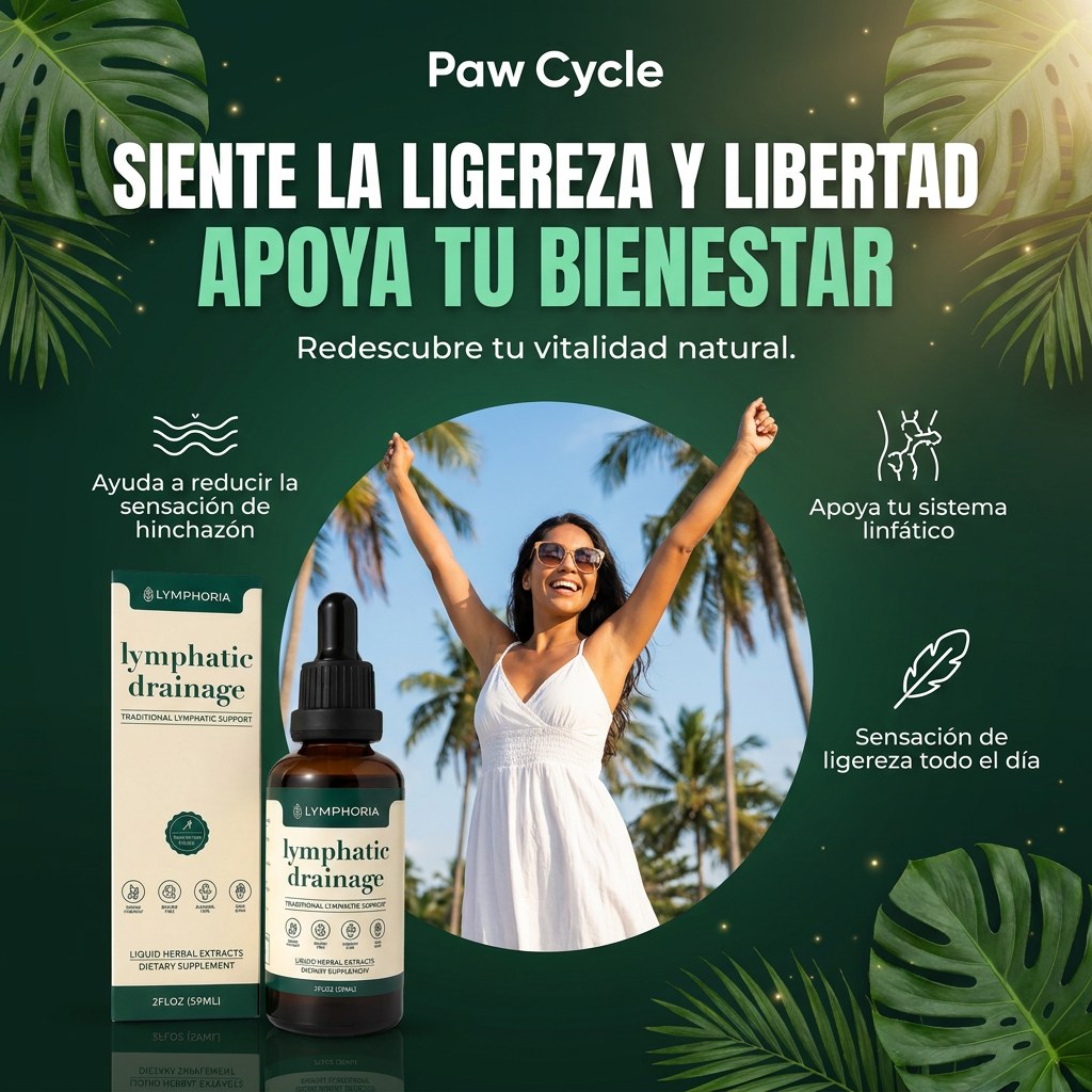 Lymphoria Gotas Ligereza · Drenaje Linfático Natural