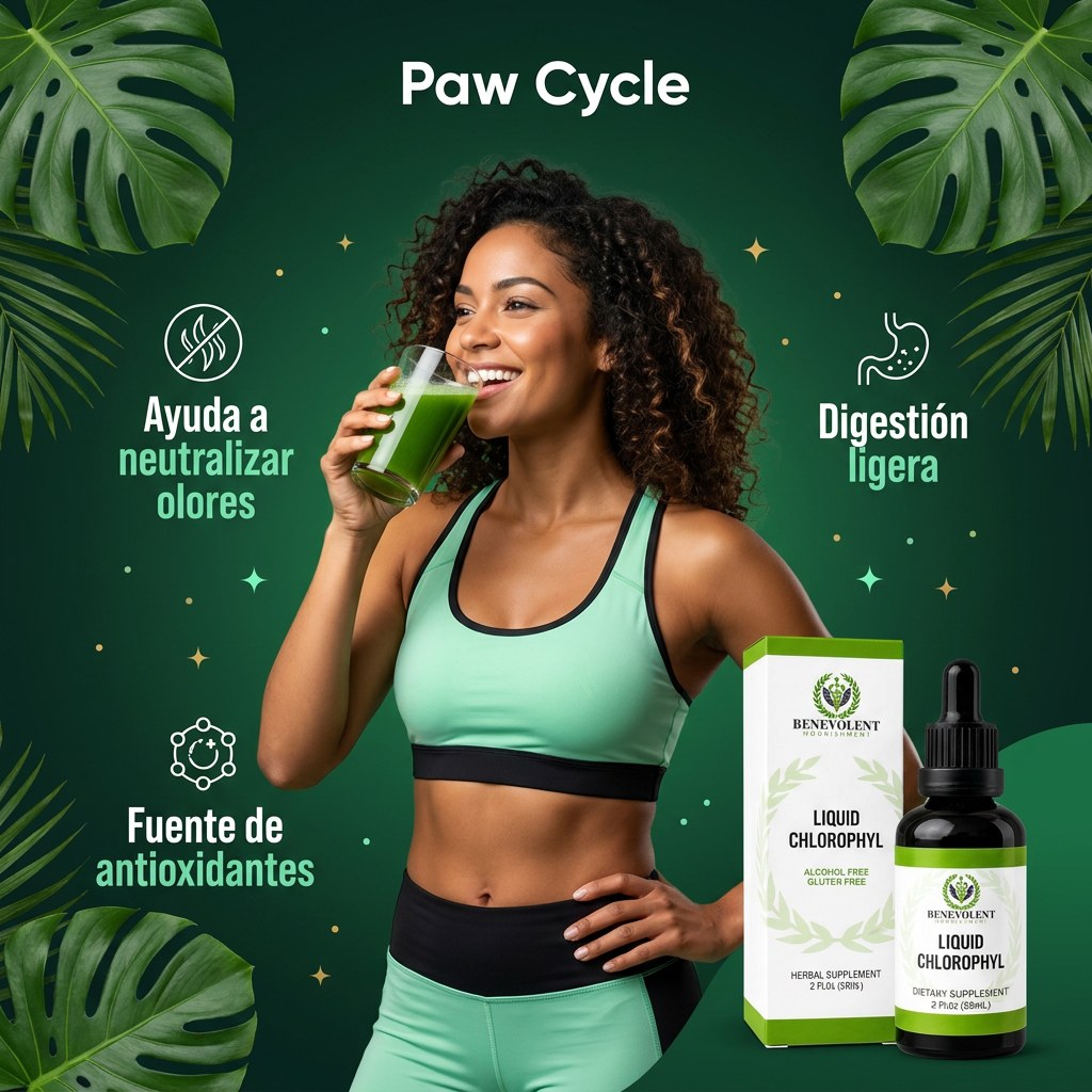 Clorofila Fresh · Gotas Verdes Sabor Menta
