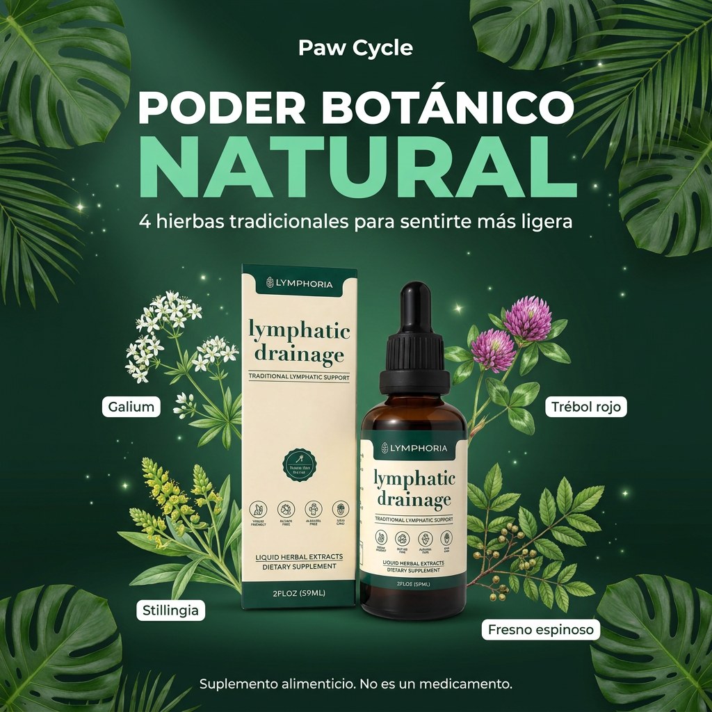 Lymphoria Gotas Ligereza · Drenaje Linfático Natural