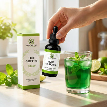 Clorofila Fresh · Gotas Verdes Sabor Menta