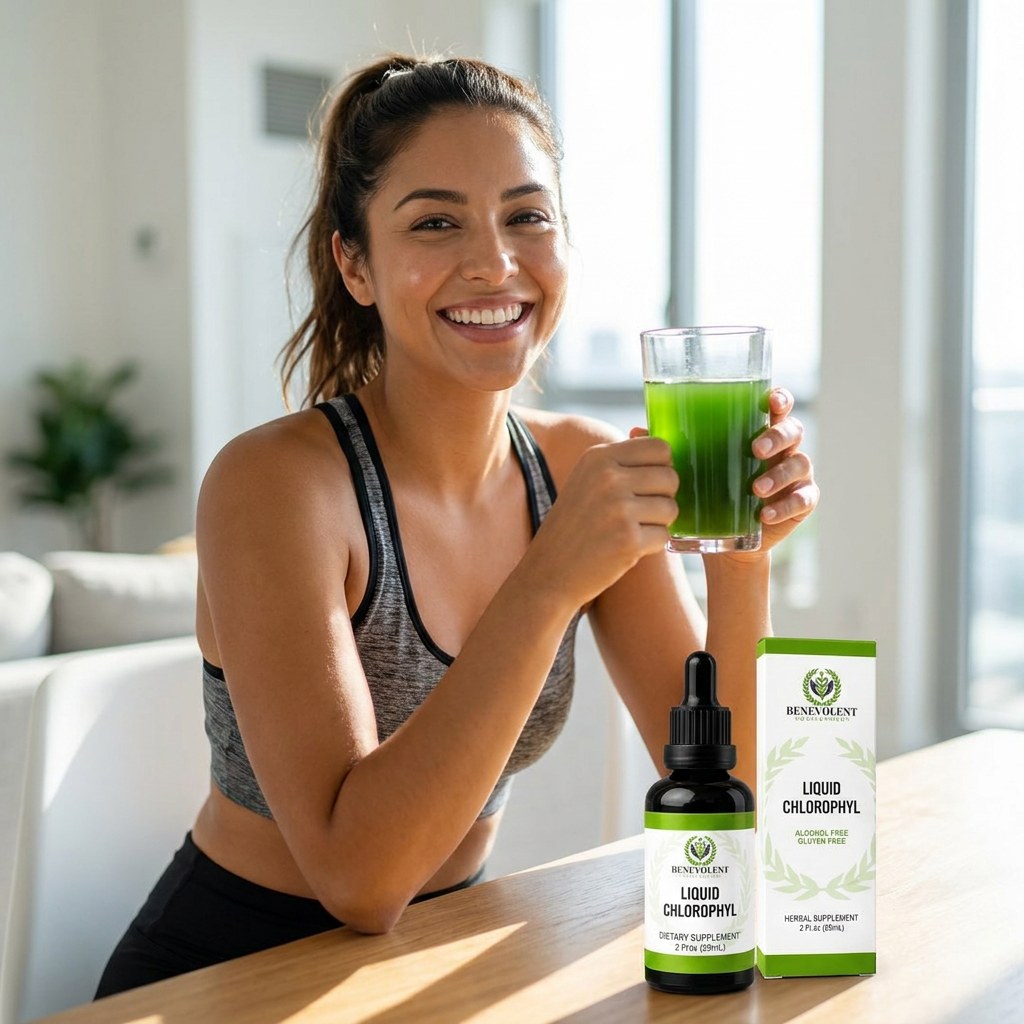 Clorofila Fresh · Gotas Verdes Sabor Menta