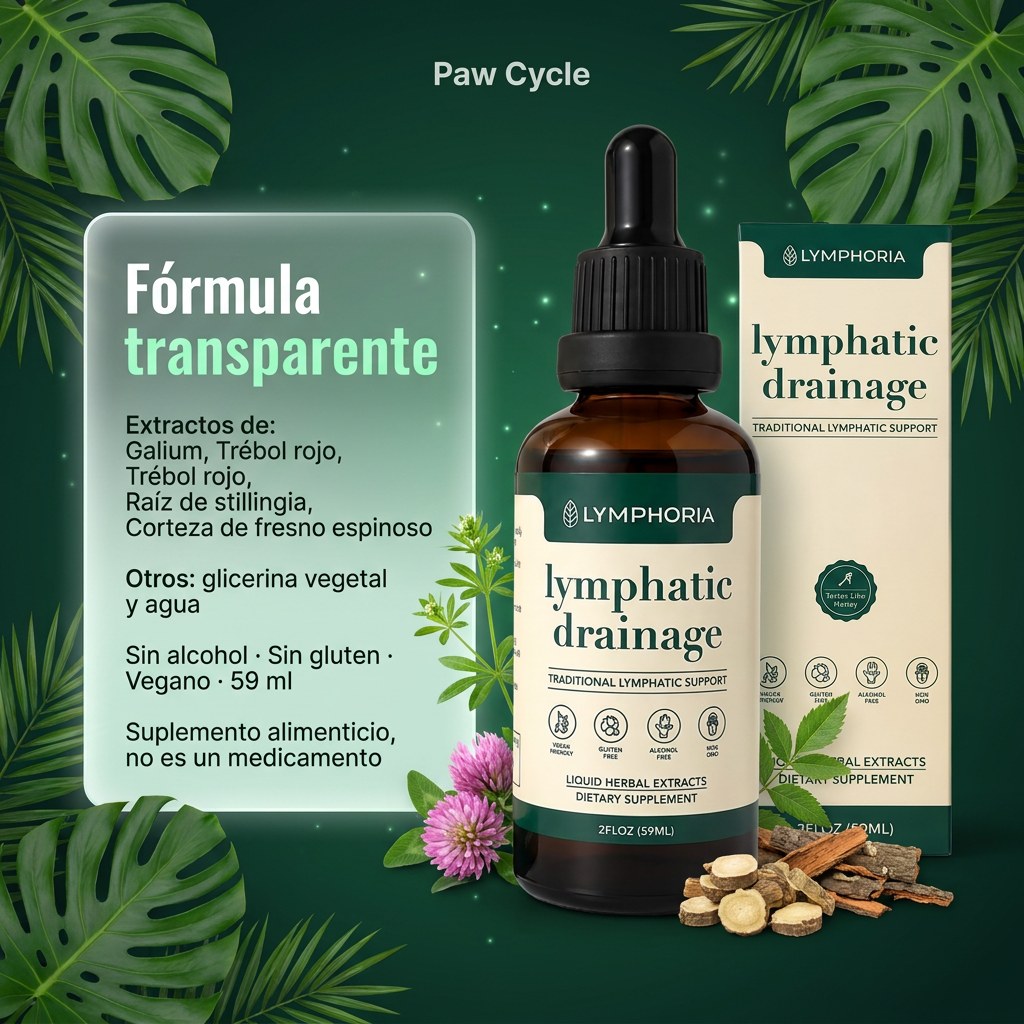 Lymphoria Gotas Ligereza · Drenaje Linfático Natural